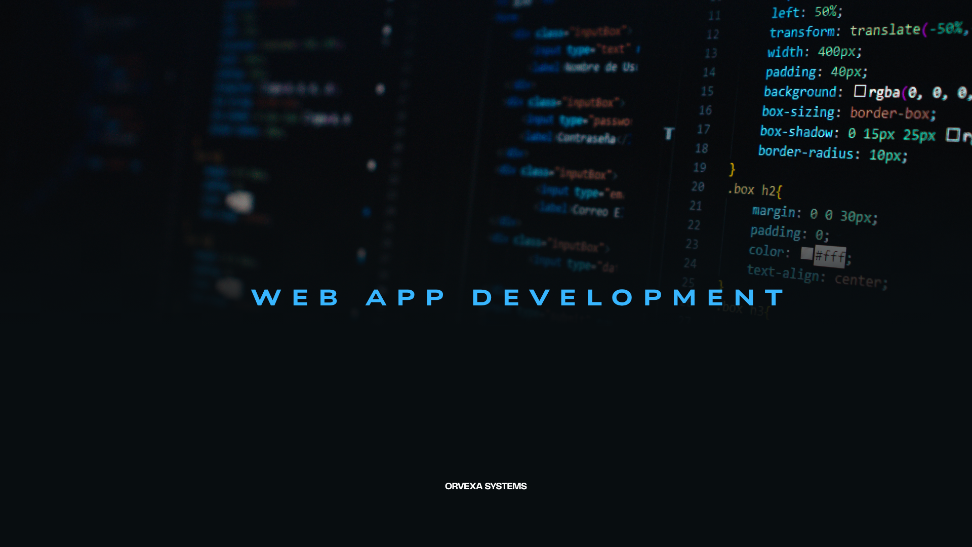 Web Application Development preview